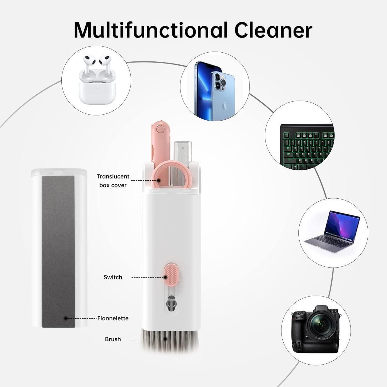 7 in 1 Electronic Cleaner Kit with Brush - Wonderful Supply